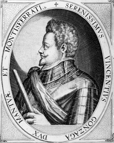 Vincenzo Gonzaga, Duke of Mantua, 1597 by Dominicus or Custodis Custos